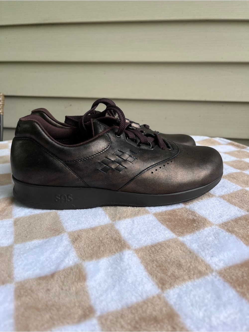 SAS Tripad Comfort Metallic Brown Women’s Size 8M
